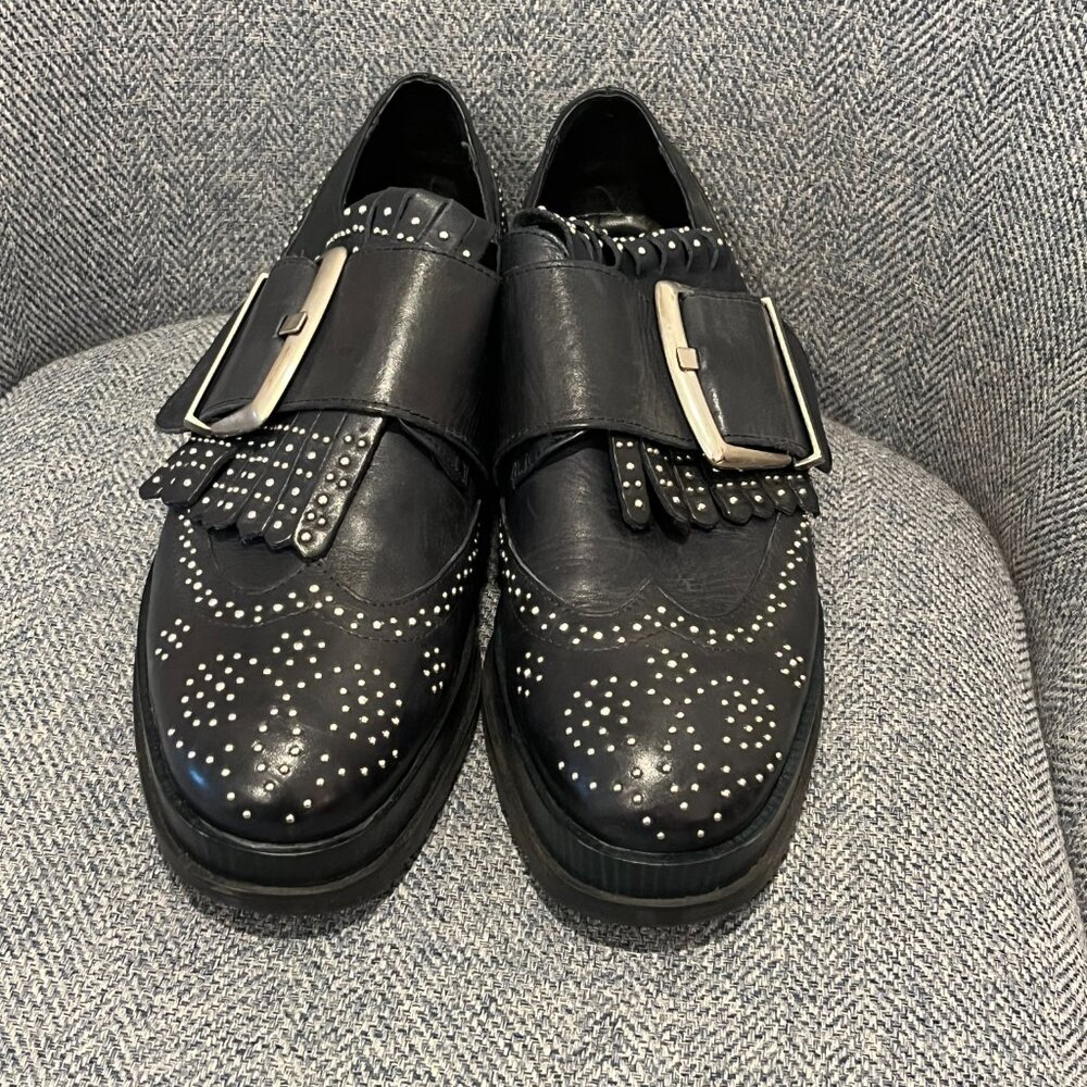 Bruno Ricci by Diane B studded Womens Boots Euro size 41 used, like new